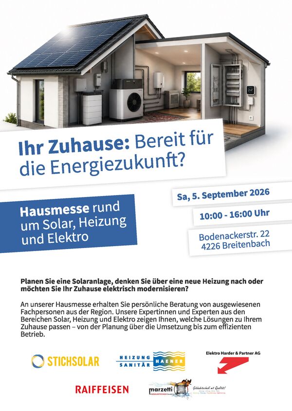 Flyer Hausmesse
